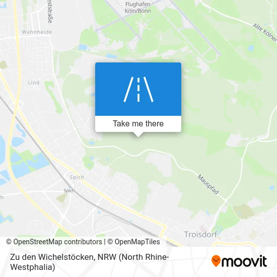 Карта Zu den Wichelstöcken