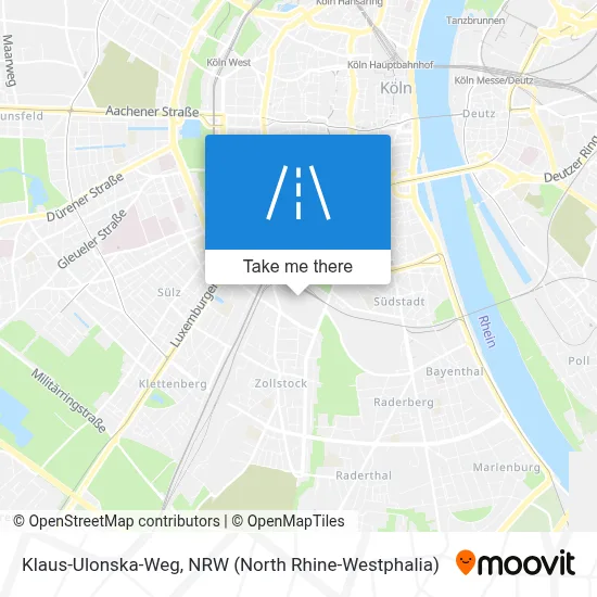 Klaus-Ulonska-Weg map