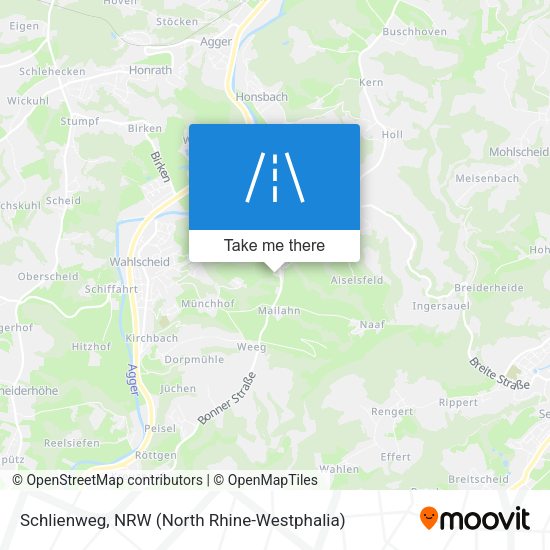 Schlienweg map