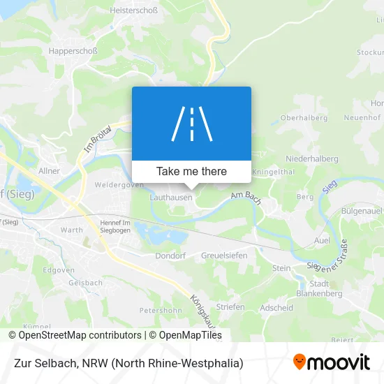 Карта Zur Selbach