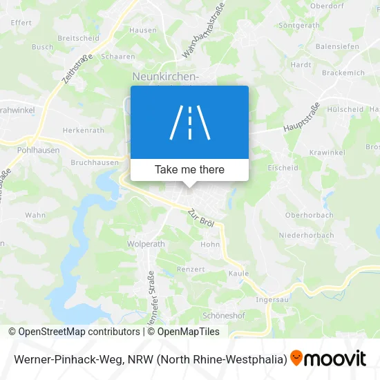 Карта Werner-Pinhack-Weg