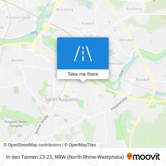 In den Tannen 23-25 map