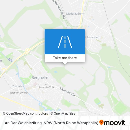 An Der Waldsiedlung map
