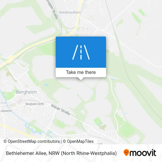 Bethlehemer Allee map