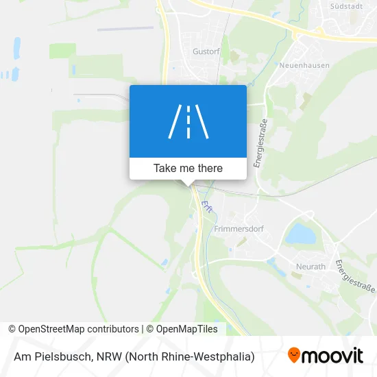 Am Pielsbusch map