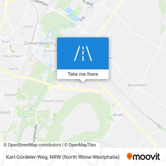Karl-Gördeler-Weg map
