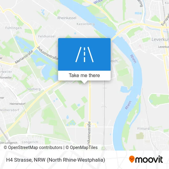 H4 Strasse map