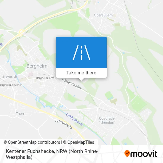 Kentener Fuchshecke map