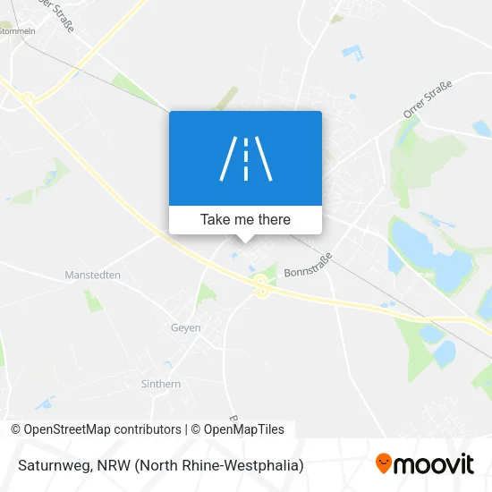 Saturnweg map