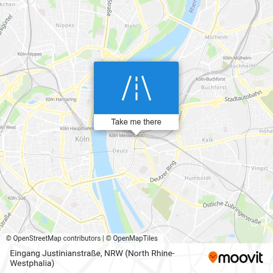 Eingang Justinianstraße map