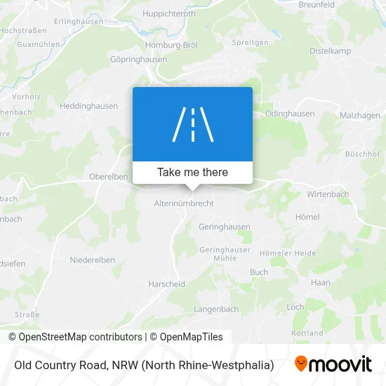 Alte Landstraße map