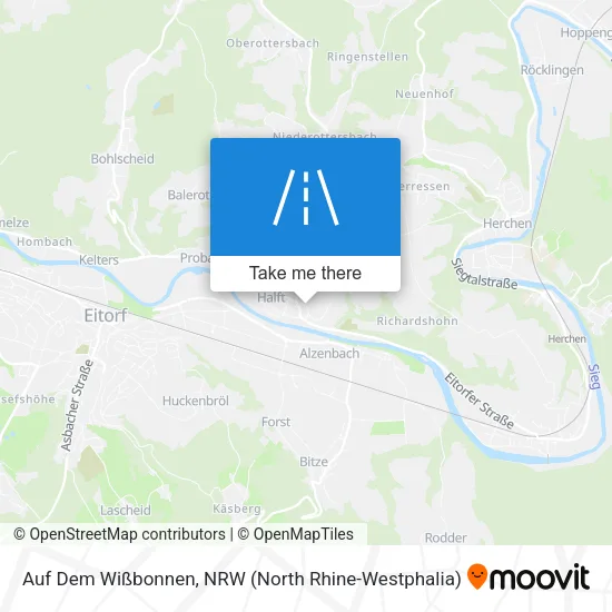 Карта Auf Dem Wißbonnen
