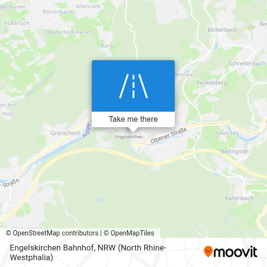 Engelskirchen Bahnhof map