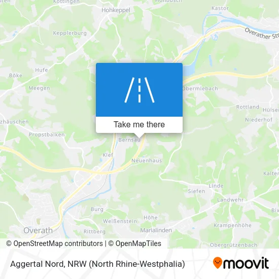 Карта Aggertal Nord