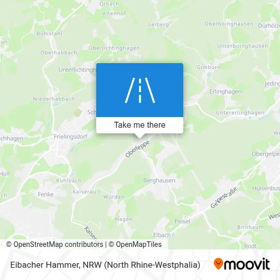 Eibacher Hammer map