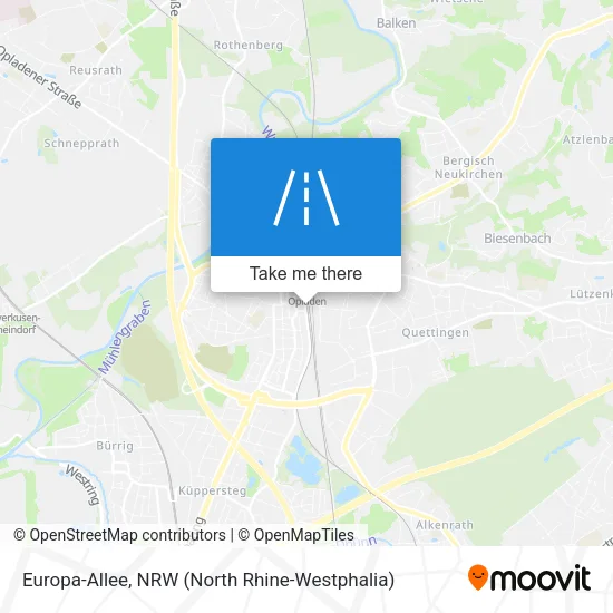 Карта Europa-Allee