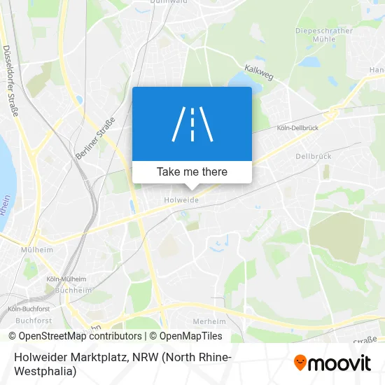 Holweider Marktplatz map