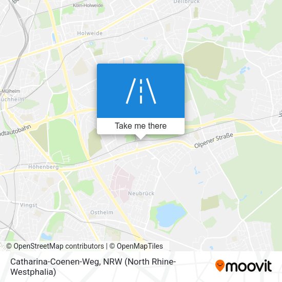 Catharina-Coenen-Weg map