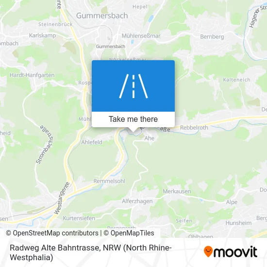 Radweg Alte Bahntrasse map