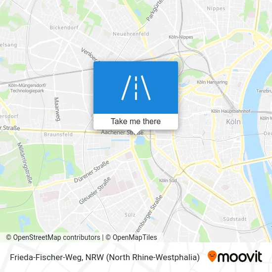 Frieda-Fischer-Weg map