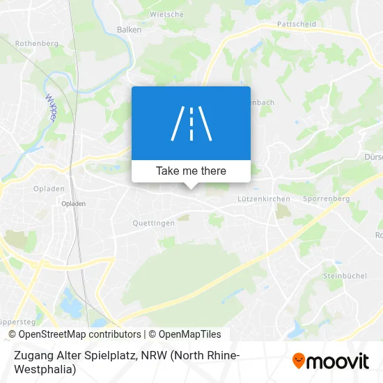 Zugang Alter Spielplatz map