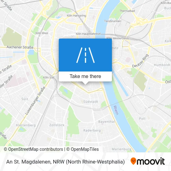 An St. Magdalenen map