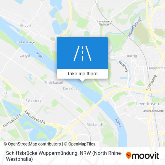 Schiffsbrücke Wuppermündung map
