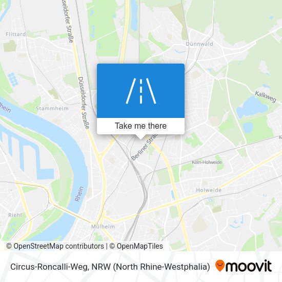 Circus-Roncalli-Weg map