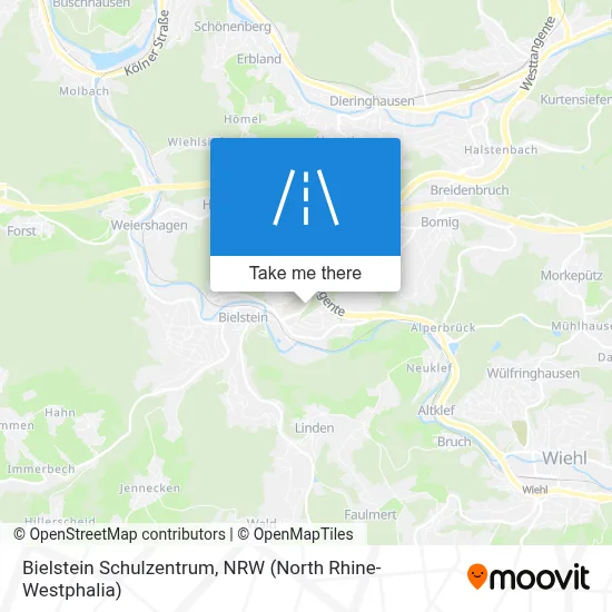 Bielstein Schulzentrum map