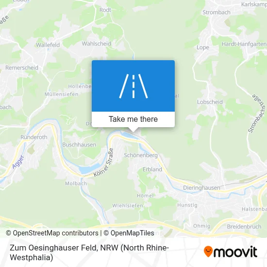 Zum Oesinghauser Feld map