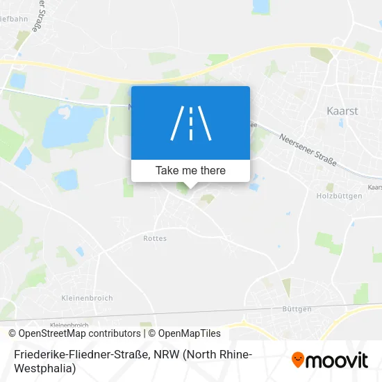 Карта Friederike-Fliedner-Straße