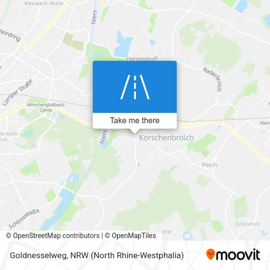 Goldnesselweg map