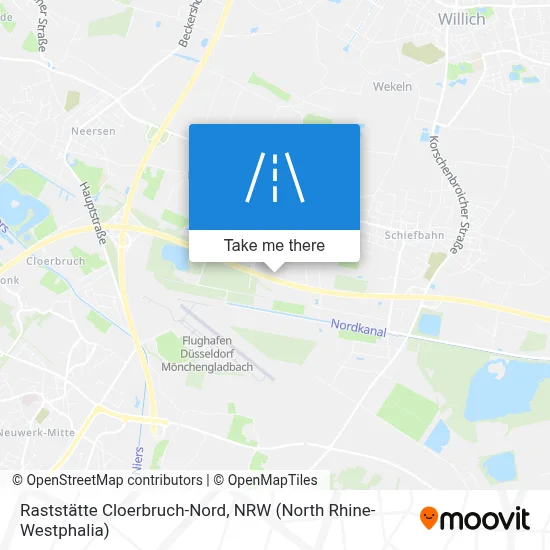 Raststätte Cloerbruch-Nord map