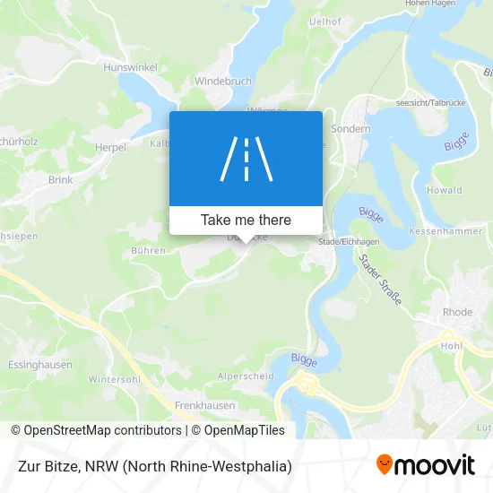 Карта Zur Bitze