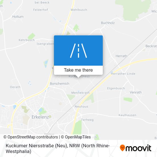 Kuckumer Niersstraße (Neu) map