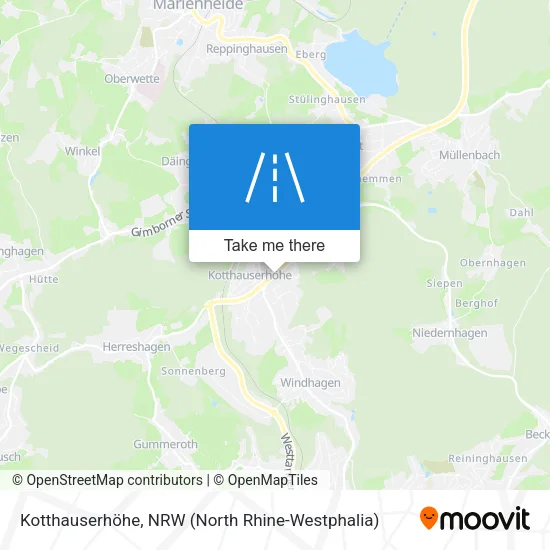 Карта Kotthauserhöhe