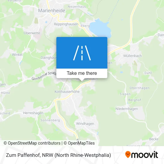 Карта Zum Paffenhof
