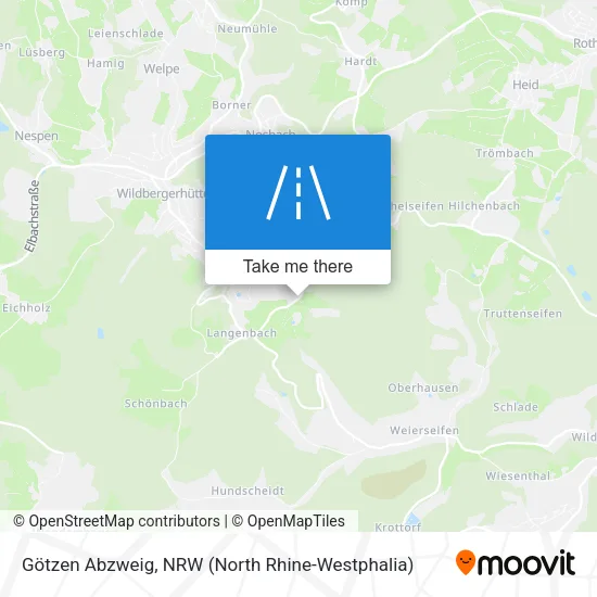 Карта Götzen Abzweig