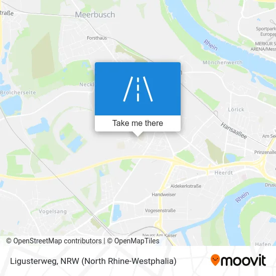 Карта Ligusterweg