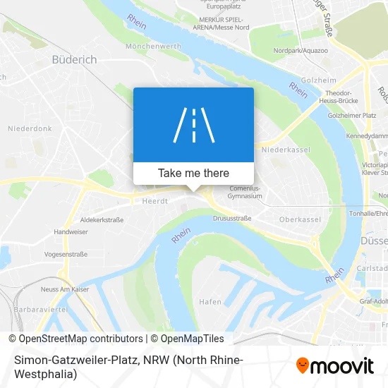 Simon-Gatzweiler-Platz map