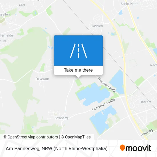 Am Pannesweg map