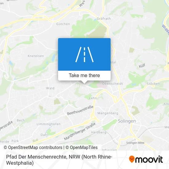 Карта Pfad Der Menschenrechte