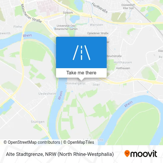 Alte Stadtgrenze map