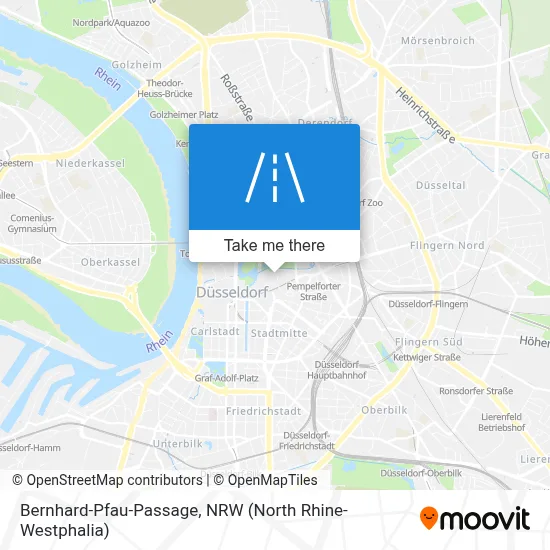 Bernhard-Pfau-Passage map