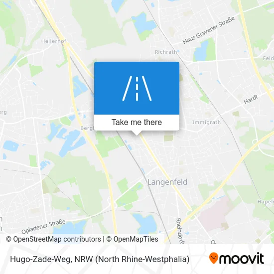 Карта Hugo-Zade-Weg