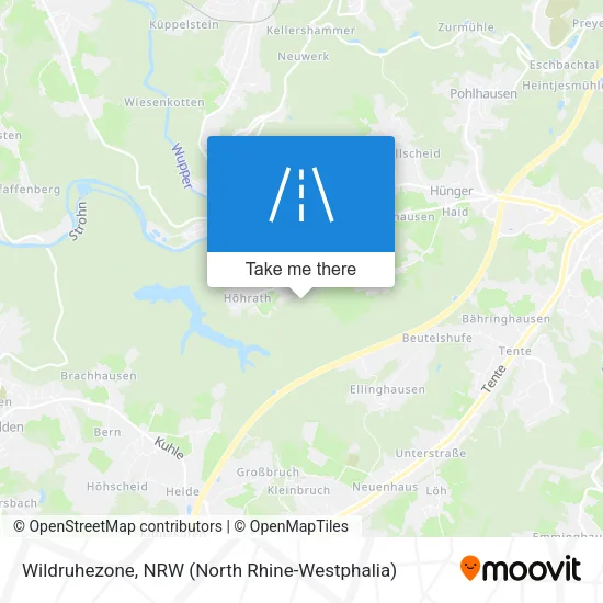 Карта Wildruhezone