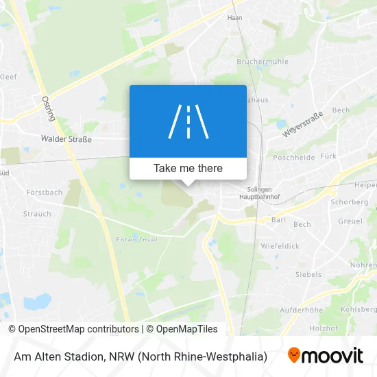 Am Alten Stadion map