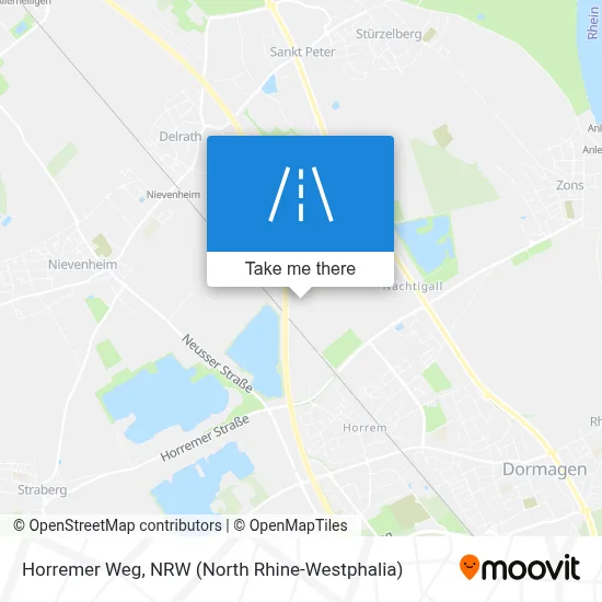 Horremer Weg map
