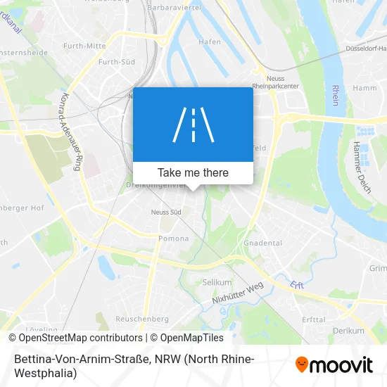 Карта Bettina-Von-Arnim-Straße