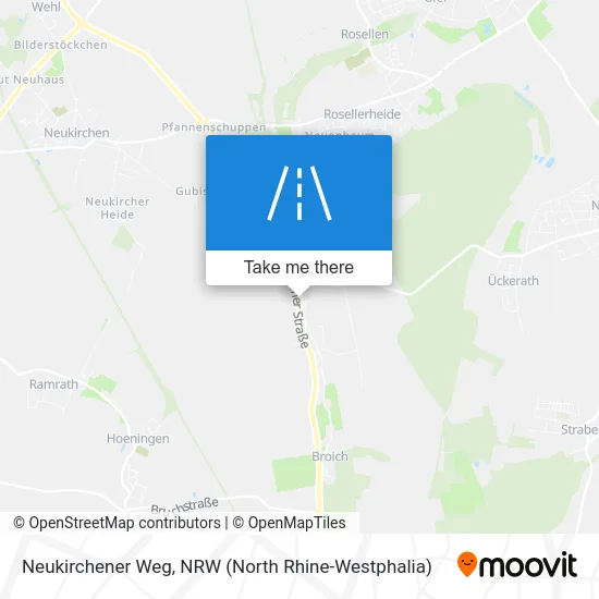 Neukirchener Weg map